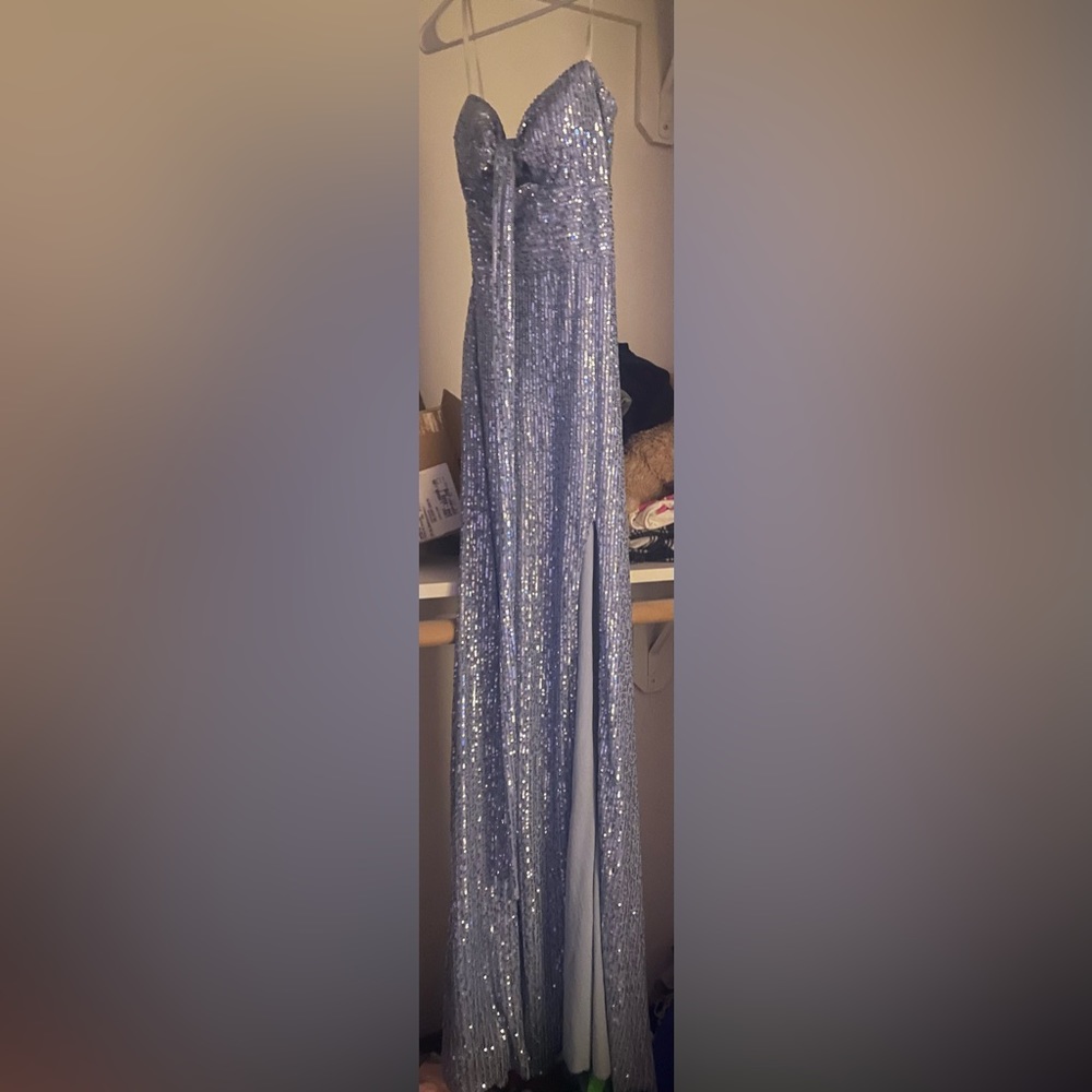 Windsor baby blue sequin dress (Hit me with offers need gone asap!)